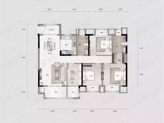 华侨城·天鹅堡户型图