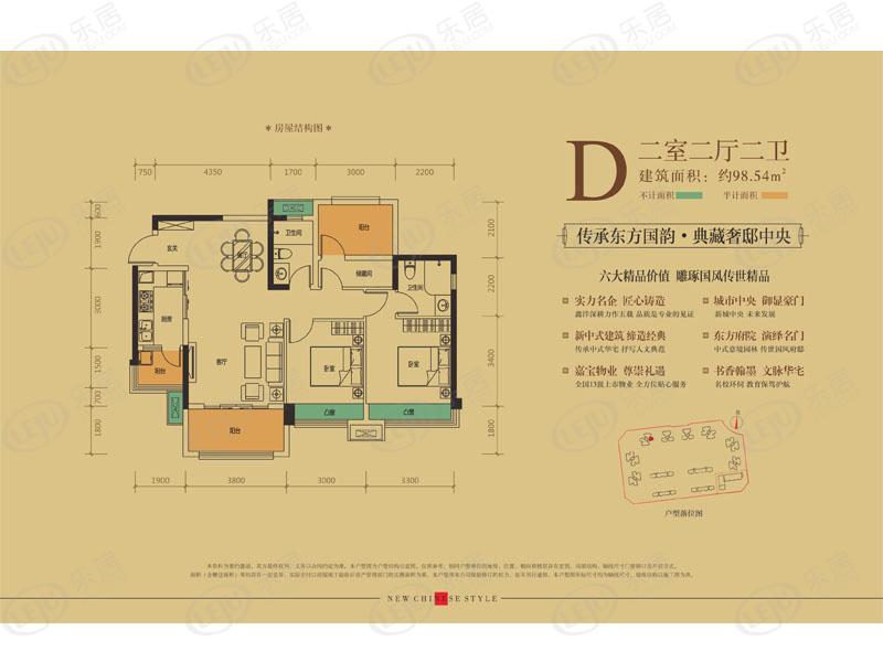 鑫洋·中央公馆d户型户型图