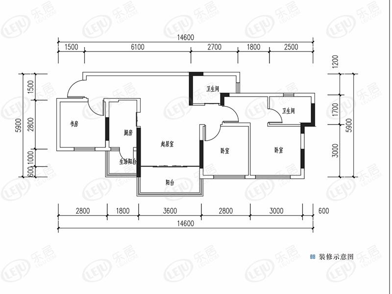 阳光白鹭洲d2/e2建面约81.26/86.27㎡户型图