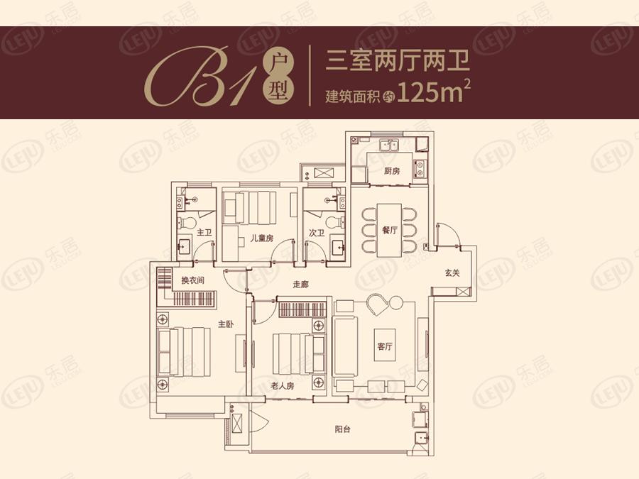 新城吾悦广场b1户型户型图