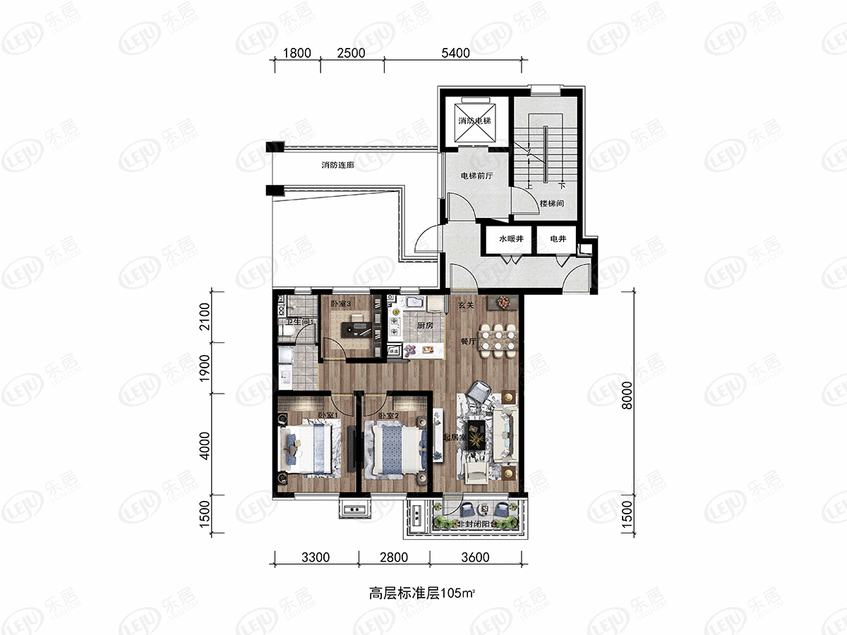 万科城·如园215平米户型图户型图