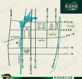 香溪翠庭·臻园位置交通图