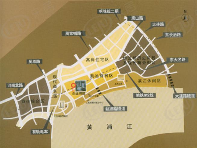 铂金富邑位置交通图