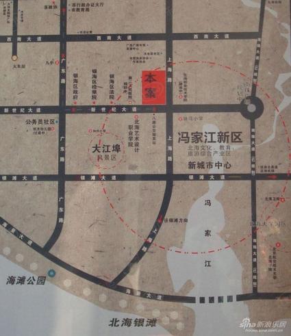 天宁新城位置交通图