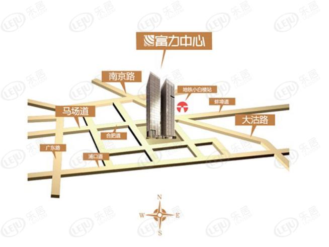 天津富力中心位置交通图