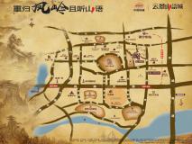 中国铁建云景山语城位置交通图