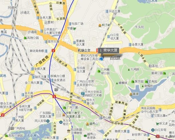 荣华大厦位置交通图