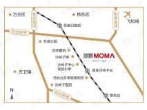 垣郡MOMΛ位置交通图