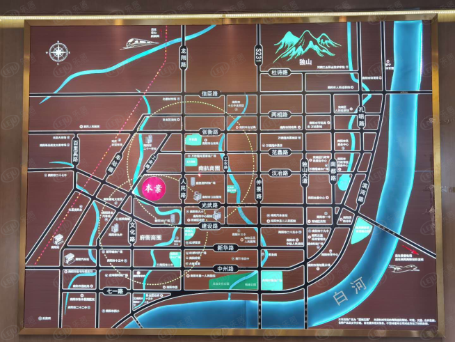 蓝城玉园位置交通图