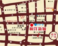 桐洋新城位置交通图