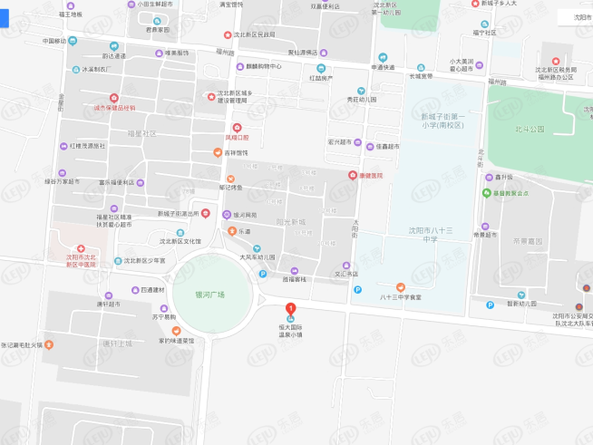 沈阳恒大·国际温泉小镇位置交通图