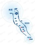 万科珠江东岸位置交通图